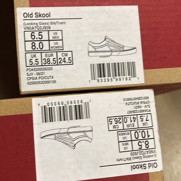 Vans Old Skool Looking Glass Black/True White WMNS - Picture 16 of 16